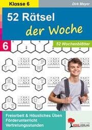 Cover von 52 Rätsel der Woche / Klasse 6