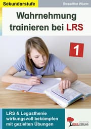 Cover von Wahrnehmung trainieren bei LRS 1