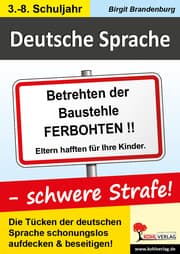 Cover von Deutsche Sprache - schwere Strafe!