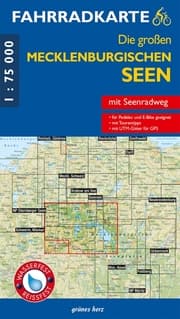 Cover von Fahrradkarte Die großen Mecklenburgischen Seen