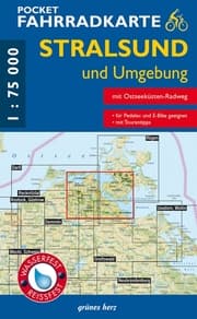 Cover von Pocket-Fahrradkarte Stralsund und Umgebung