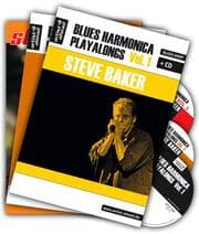 Cover von Blues Harmonica Playalongs Vol. 1-3 im Set, drei Bücher & drei CDs
