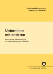 Cover von Unternimm mit anderen.Führung als Selbstführung im unternehmerischen Mitsein
