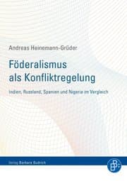 Cover von Föderalismus als Konfliktregelung