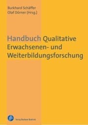 Cover von Handbuch Qualitative Erwachsenen- und Weiterbildungsforschung