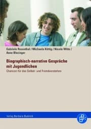 Cover von Biographisch-narrative Gespräche mit Jugendlichen