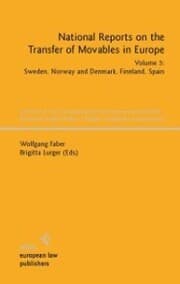Cover von National Reports on the Transfer of Movables in Europe