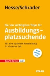 Cover von STARK Hesse/Schrader: EXAKT - Die 100 wichtigsten Tipps für Ausbildungsplatzsuchende