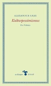 Cover von Kulturpessimismus