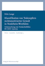 Cover von Klassifikation von Todesopfern rechtsmotivierter Gewalt in Nordrhein-Westfalen