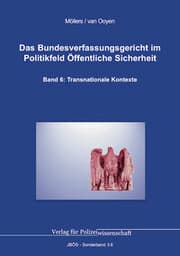 Cover von Das Bundesverfassungsgericht im Politikfeld Öffentliche Sicherheit 6
