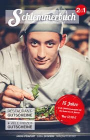 Cover von Gutscheinbuch Schlemmerbuch Kreis Steinfurt 2019/2020
