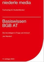 Cover von Basiswissen BGB AT