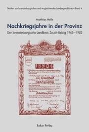 Cover von Nachkriegsjahre in der Provinz