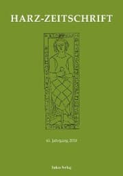 Cover von Harz-Zeitschrift für den Harz-Verein für Geschichte und Altertumskunde / Harz-Zeitschrift für den Harz-Verein für Geschichte und Altertumskunde e.V.