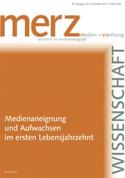 Cover von Medienaneignung und Aufwachsen im ersten Lebensjahrzehnt