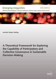 Cover von A Theoretical Framework for Exploring the Capability of Participatory and Collective Governance in Sustainable Decision-Making