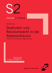 Cover von Strafurteil und Revisionsrecht in der Assessorklausur