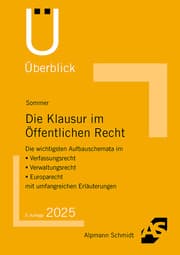 Cover von Die Klausur im Öffentlichen Recht