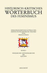 Cover von Historisch-kritisches Wörterbuch des Feminismus 2
