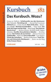 Cover von Kursbuch 182