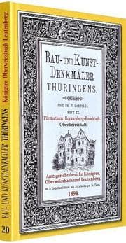 Cover von Bau- und Kunstdenkmäler Thüringens - Amtsgerichtsbezirke Königsee, Oberweissbach und Leutenberg 1894