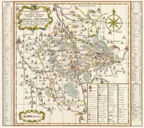 Cover von Historische Karte: Ämter Grimma und Mutzschen 1753 (Plano)