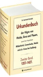 Cover von Urkundenbuch der Vögte von Weida, Gera und Plauen 2