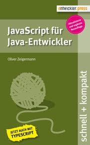 Cover von JavaScript für Java-Entwickler