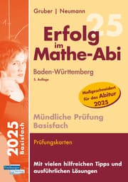 Cover von Erfolg im Mathe-Abi 2025 - Mündliche Prüfung Basisfach Baden-Württemberg