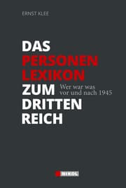 Cover von Das Personenlexikon zum Dritten Reich