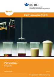 Cover von M 044 Polyurethane (DGUV Information 213-078)