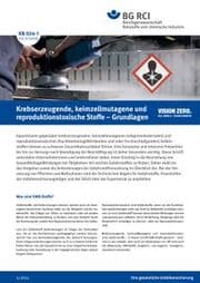 Cover von KB 024-1 Krebserzeugende, keimzellmutagene und reproduktionstoxische Stoffe - Grundlagen
