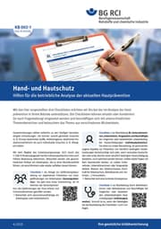 Cover von KB 002-1 Hand- und Hautschutz