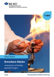 Cover von T 054 - Brennbare Stäube