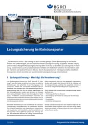 Cover von KB 029-2 Ladungssicherung im Kleintransporter