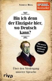 Cover von Bin ich denn der Einzigste hier, wo Deutsch kann?