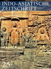 Cover von Heft 25: Indo-Asiatische Zeitschrift