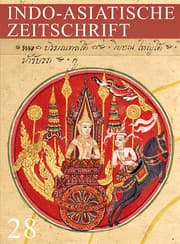 Cover von Indo-Asiatische Zeitschrift