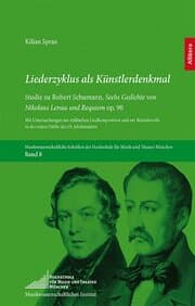 Cover von Liederzyklus als Künstlerdenkmal