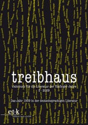 Cover von Treibhaus - Das Jahr 1959 in der deutschsprachigen Literatur