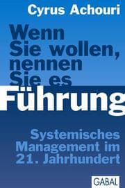 Cover von Wenn Sie wollen, nennen Sie es Führung
