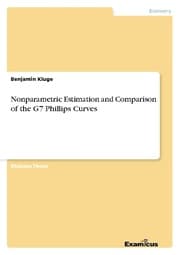 Cover von Nonparametric Estimation and Comparison of the G7 Phillips Curves