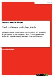 Cover von Merkantilismus und Adam Smith