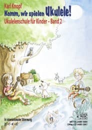 Cover von Komm, wir spielen Ukulele! Band 2. Ohne CD