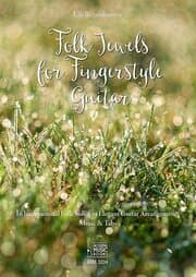 Cover von Folk Jewels for Fingerstyle Guitar.