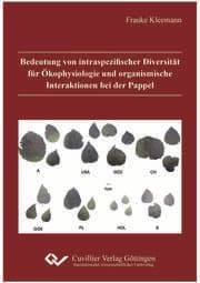 Cover von Bedeutung von intraspezifischer Diversität für Ökophysiologie und organismische Interaktionen bei der Pappel