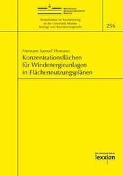 Cover von Konzentrationsflächen für Windenergieanlagen in Flächennutzungsplänen