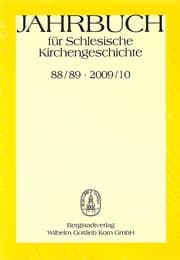 Cover von Jahrbuch für Schlesische Kirchengeschichte 88/89,2009/10