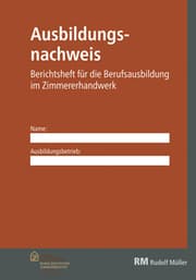 Cover von Ausbildungsnachweis Zimmererhandwerk